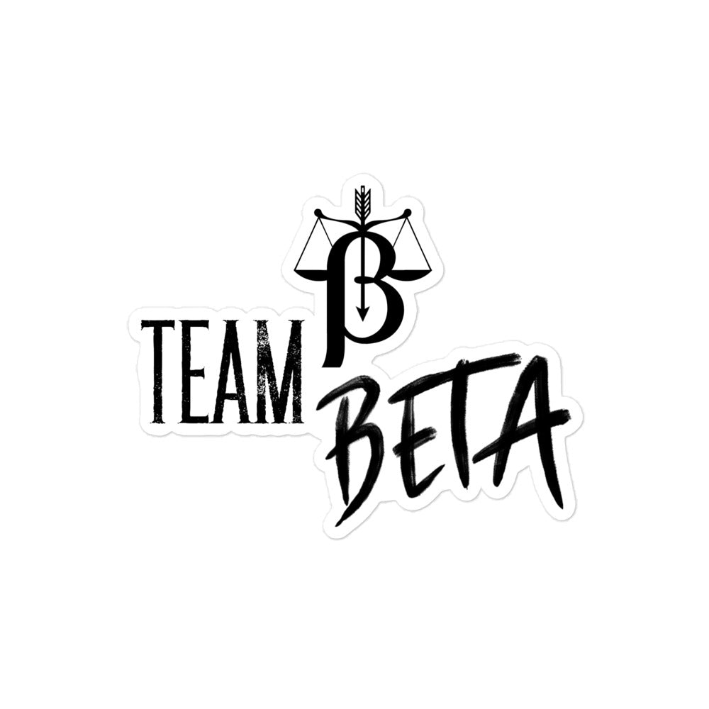 "Team Beta" Sticker